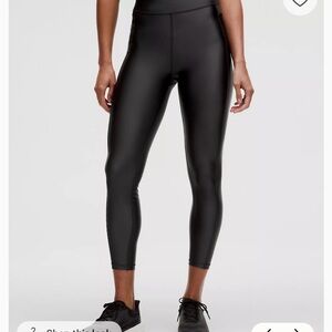 Lululemon Athletica Shiny Black Leggings